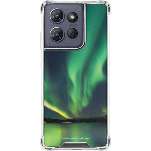 StockTrek Aurora Borealis Over Tjeldsundet in Norway Moto G Play 5G (2025) Clear Case